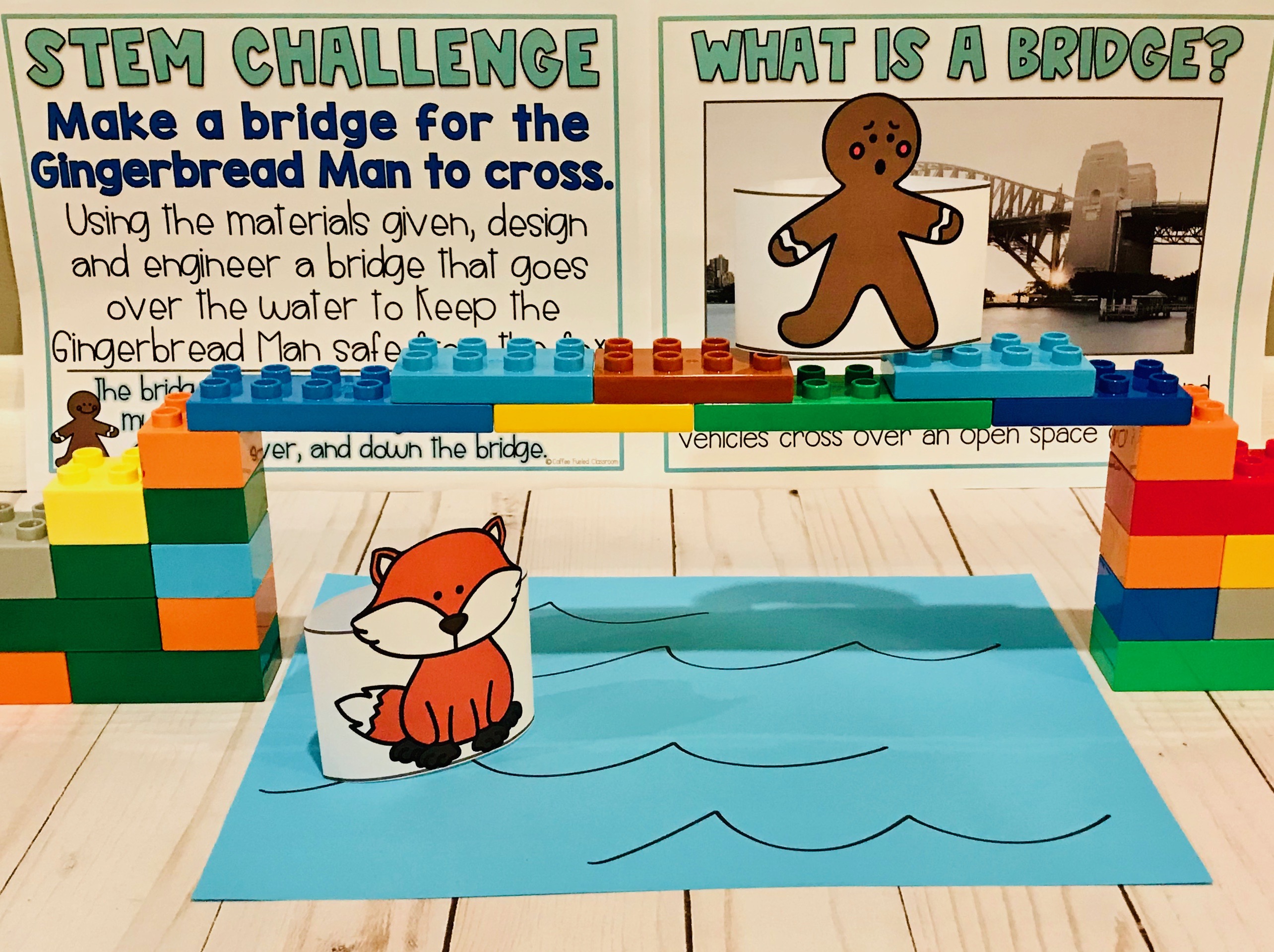 Gingerbread Man STEM Activities - Coffee Fueled Classroom