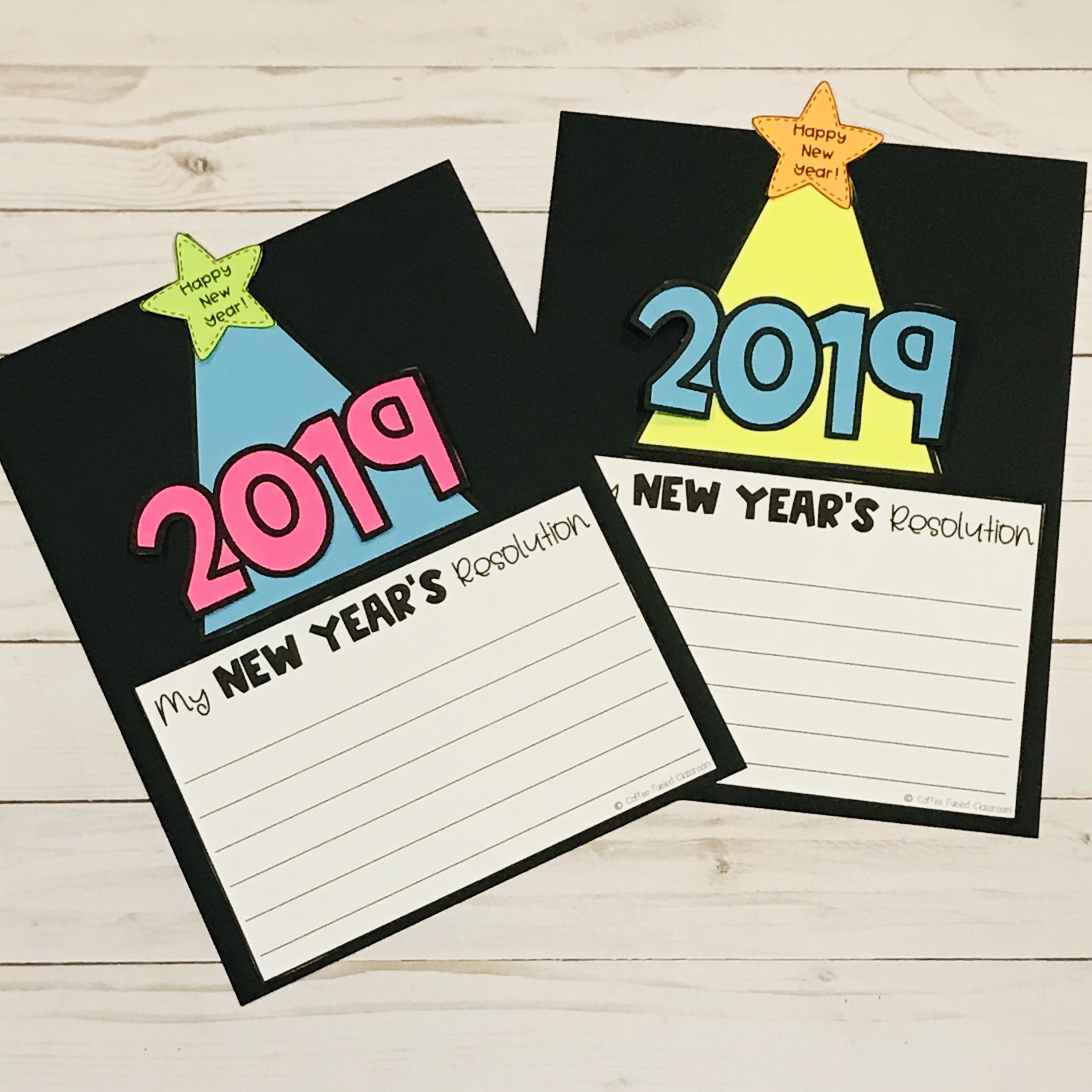 New Year Goals 2023, Bulletin Board Writing Activity, New Year's  Resolutions